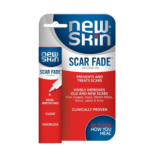 New-Skin Scar Fade Silicone Gel, Scar Gel Treatment For And Old Scars, 0.53 Ounce