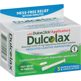 Dulcolax Medicated Laxative Suppositories - 5ct