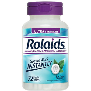Rolaids Antacid, Ultra Strength, Chewable Tablets, Mint