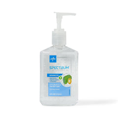 Spectrum Medline Gel Hand Sanitizer With 70% Ethyl Alcohol, 8 Oz