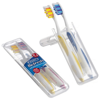 Kent Refresh 2x1 ToothBrush - Hard