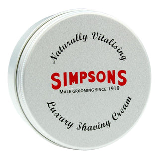 Simpsons Luxury Shaving Cream Unscented 125ml