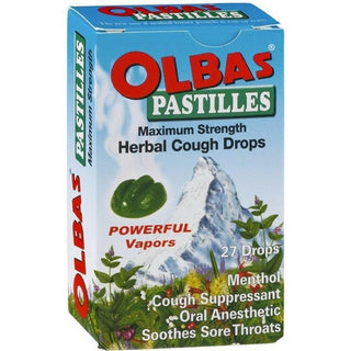 Olbas Pastilles Maximum Strength Herbal Cough Drops - 1.6 Oz