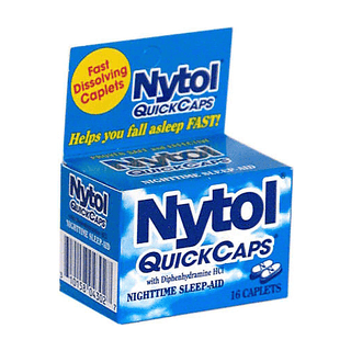 Nytol QuickCaps Nighttime Sleep-Aid With Diphenhydramine HCl, Caplets