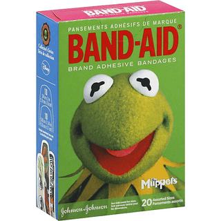 Band Aid Adhesive Bandages, The Muppets, Assorted Sizes