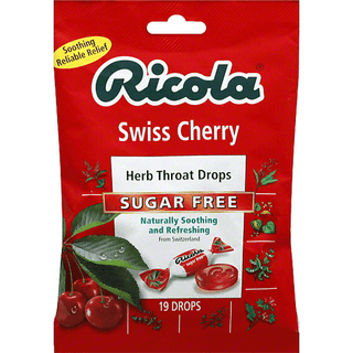 Ricola Throat Drops, Herb, Sugar Free, Swiss Cherry