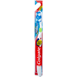 Colgate 360 Whole Mouth Clean Full Head Medium Toothbrush
