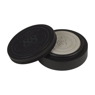 Czech And Speake No.88 Anodised Aluminium Travel Shaving Dish With 25G Soap, Black