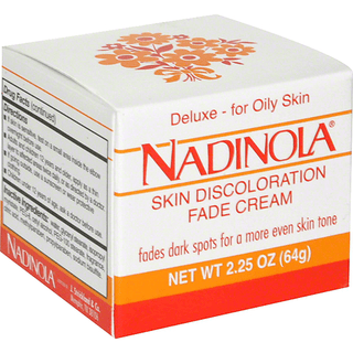Nadinola Deluxe Skin Discoloration Fade Cream For Oily Skin, 2.25 Oz