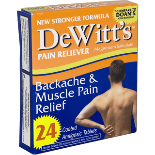DeWitts Backache & Muscle Pain Relief, Coated Analgesic Tablets