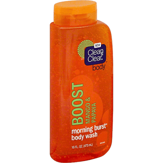 Clean & Clear Body Wash, Boost Mango Papaya 16 Oz
