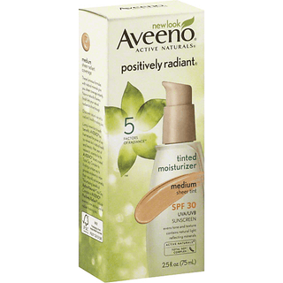Aveeno Positively Radiant CC Cream Broad Spectrum SPF 30 Medium Skin Color Correction - 2.5oz