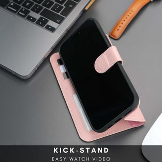 Casper Leather iPhone 15 Plus Wallet Case | Detachable MagSafe Compatible RFID Protection