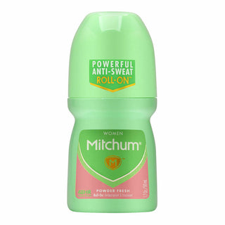 Mitchum Women Advanced Control Invisible Roll-On Anti-Perspirant & Deodorant 1.7 Fl Oz, Powder Fresh