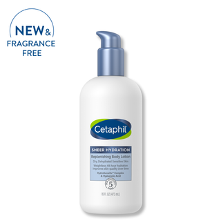 Cetaphil Sheer Hydration Replenishing Fragrance Free Body Lotion - 16 Fl Oz