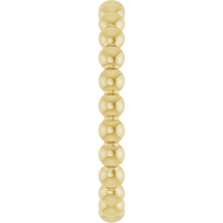 Perle Dorée  Beaded Stackable Ring