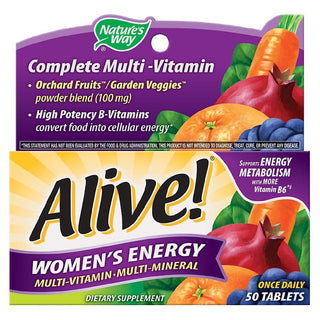 Nature's Way Alive! Alive Womens Energy Tablets Multivitamin Multimineral