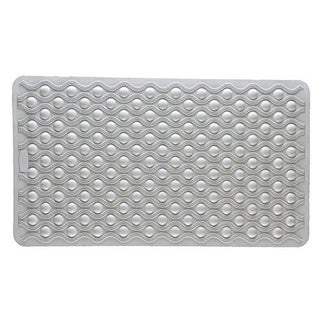 Nova Medical Products Rubber Bath Mat With Suction Grip White