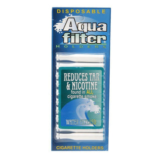 Aqua Filter Disposable Water Filtered Cigarette Holders