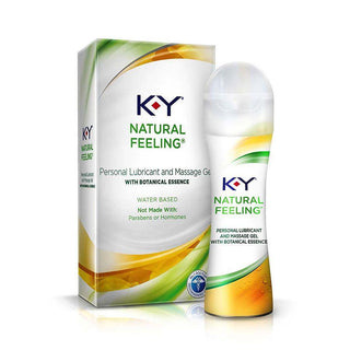 K-Y Natural Feeling Personal Lubricant And Massage Gel, 1.69 Oz