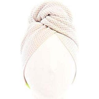 Aquis Microfiber Hair Towel Waffle Linen (19 x 39-Inches)