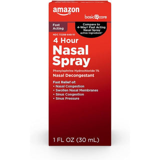4 Way Nasal Decongestant Nasal Spray Fast Acting 1 Oz