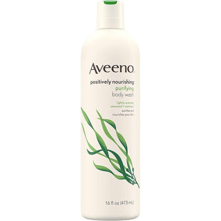 Aveeno Positively Nourishing Purifying Body Wash 16 oz
