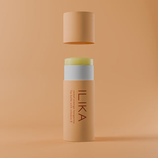 ILIKA 100% Natural Lip Balm - 2X Volume, Organic, Plastic-free, Vegan, Cruelty-Free, COSMOS Certified Organic, PETA Certified, Plant-Based, Biodegradable Tube, 2 Pack, Orange Tangerine - 0.3 Oz each