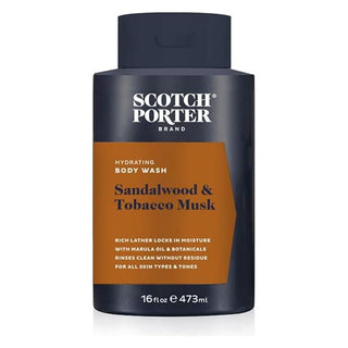Scotch Porter Sandalwood & Tobacco Musk Body Wash 16oz
