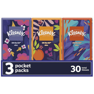Kleenex On-The-Go Facial Tissues Travel Packs