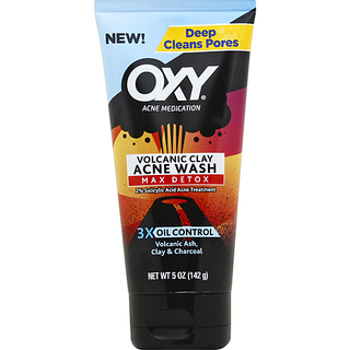 Oxy Acne Wash, Max Detox, Volcanic Clay 5 Oz