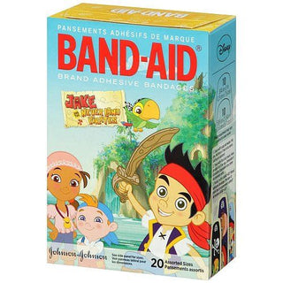Band-Aid Jake & The Never Land Pirates Brand Adhesive Bandages - 20 ea