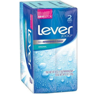 Lever 2000 Original Refreshing Bar Soap - 2 X 4.5 Oz Bars