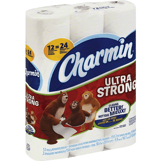 Charmin Ultra Strong Bathroom Tissue Double Rolls 12ROLL