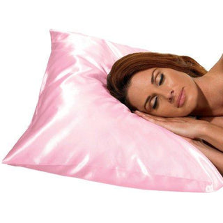 Betty Dain Standard Satin Pillow Case - Beige