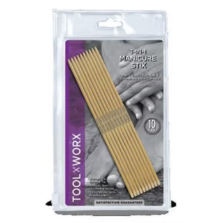Toolworx Manicure Sticks 6 ct