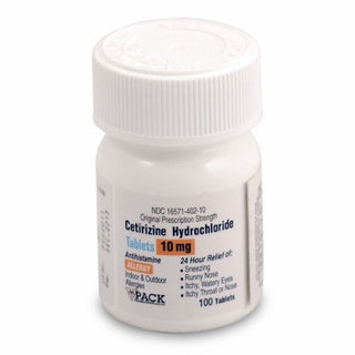 Mylan Major Cetirizine 10 Mg , 100 Tablets Ud