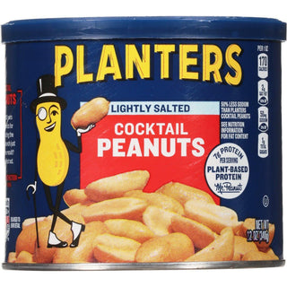 Planters Peanuts, Cocktail, Lightly Salted, 12 Ounce