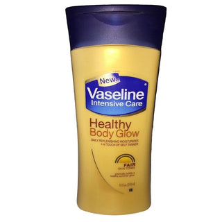 Vaseline Healthy Body Glow Lotion Medium Skin Tones Self Tanner 10 Oz