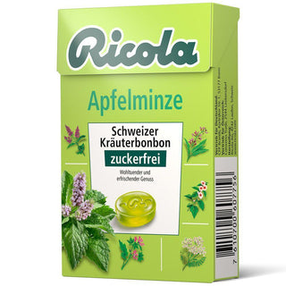 Ricola Böxli Apfelminze Zuckerfrei 50g