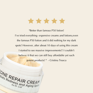 Brightening Tone Repair Cream for Dark Spots & Uneven Skin – Vegan & Gluten-Free