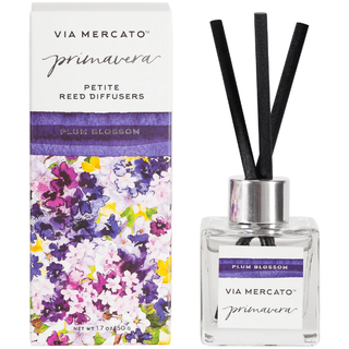 Via Mercato Primavera Petite Reed Diffusers Plum Blossom 1.7oz