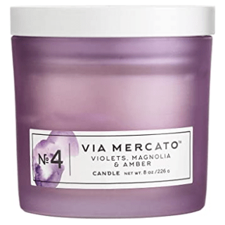 Via Mercato Nro. 4 Candle (Violets, Magnolia & Amber) 8oz