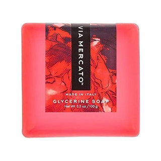 Via Mercato Bella Glycerin Soap Sour Cherries & Pomegranate 3.5 oz