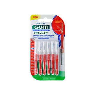 GUM Trav-Ler Interdental Brushes 0.8mm x6