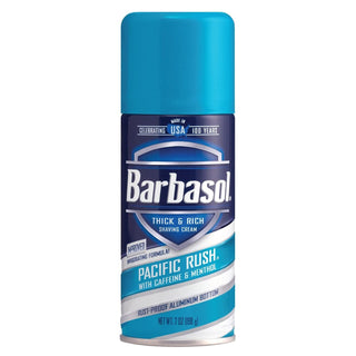 Barbasol Beard Buster Thick & Rich Shaving Cream Pacific Rush 7 Oz.