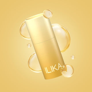 ILIKA 100% Natural Lip Balm - 2-Pack Unscented, Vegan, Cruelty-Free, Vitamin E, COSMOS Certified, All-Day Moisture, 0.15 oz each