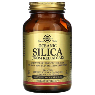 Solgar Oceanic Silica From Red Algae, 100 Vegetable Capsules