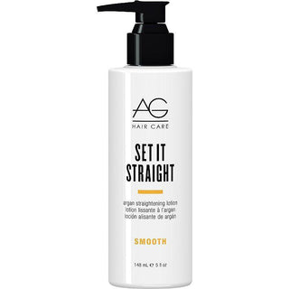 AG Hair Cosmetics Smooth Set it Straight Argan Straightening Lotion 5 oz