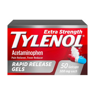 Tylenol For Adults Extra Strength 500 Mg Acetaminophen Gelcaps